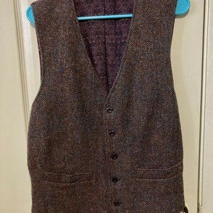 Men's tweed vest